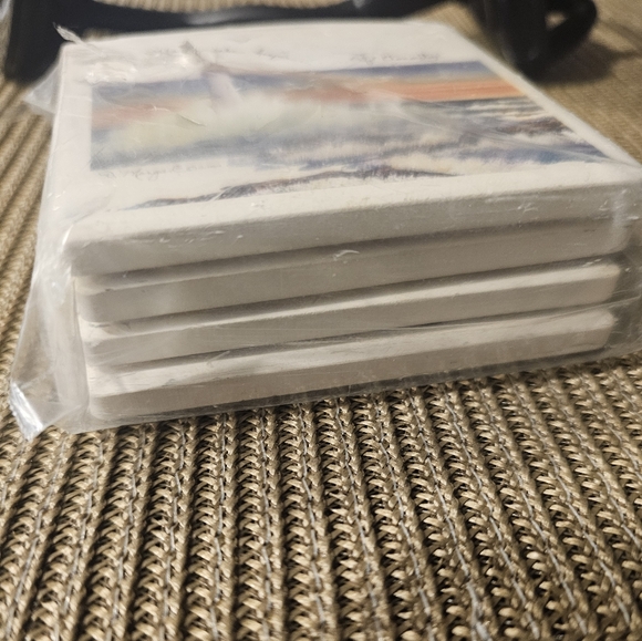 He is the keeper of eternity d.morgan set of 4 coasters - Picture 3 of 3